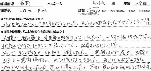 商品レビュー