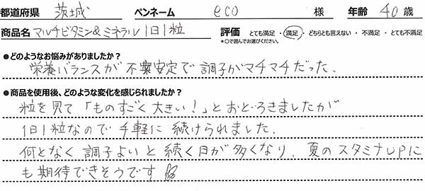 商品レビュー