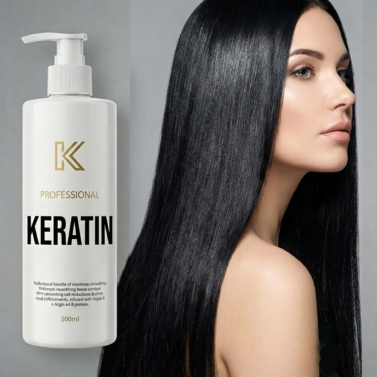 ケラチン入りのトリートメント