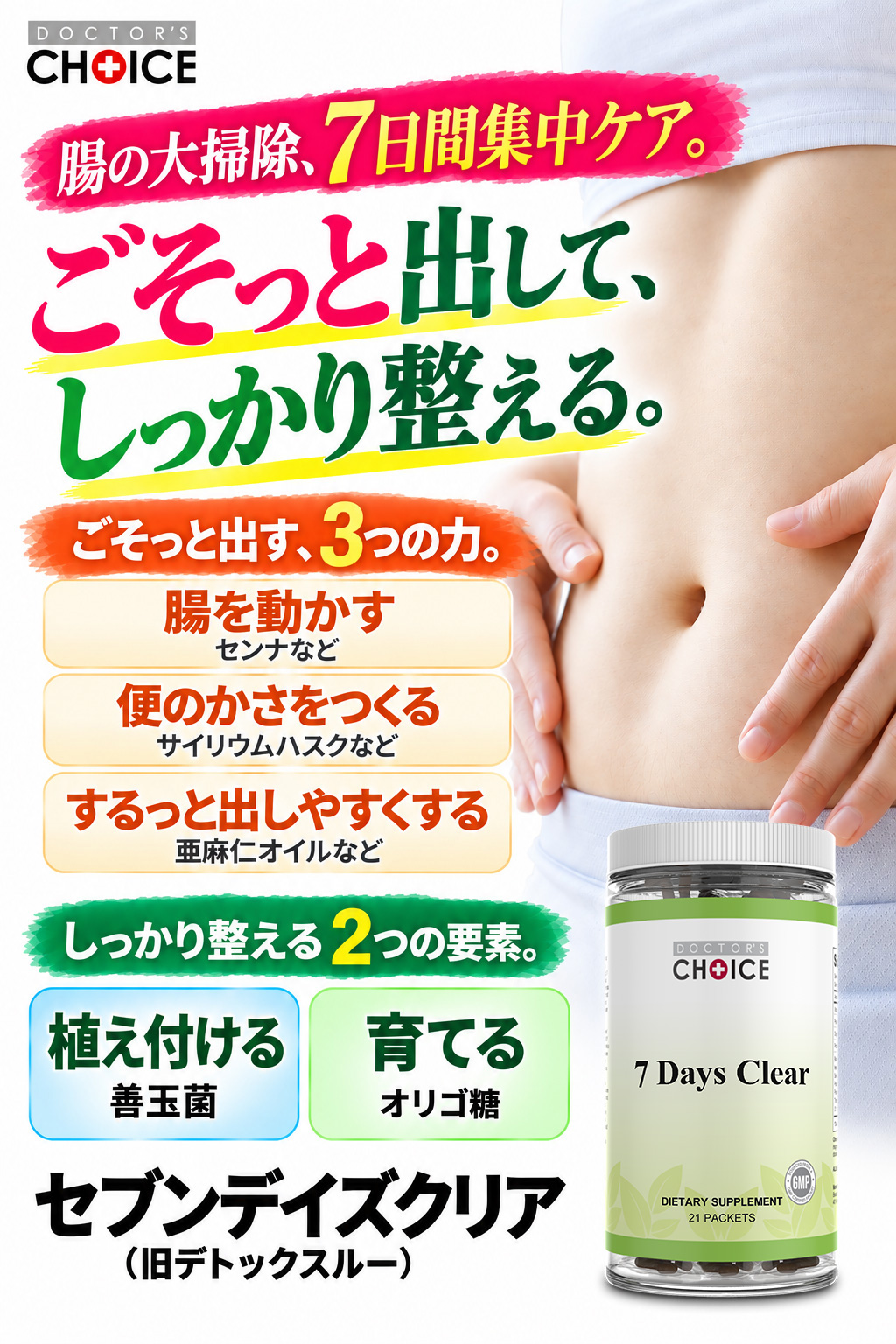 1週間で食べながらデトックス＆体重減 ドクターズチョイスデトックスルー