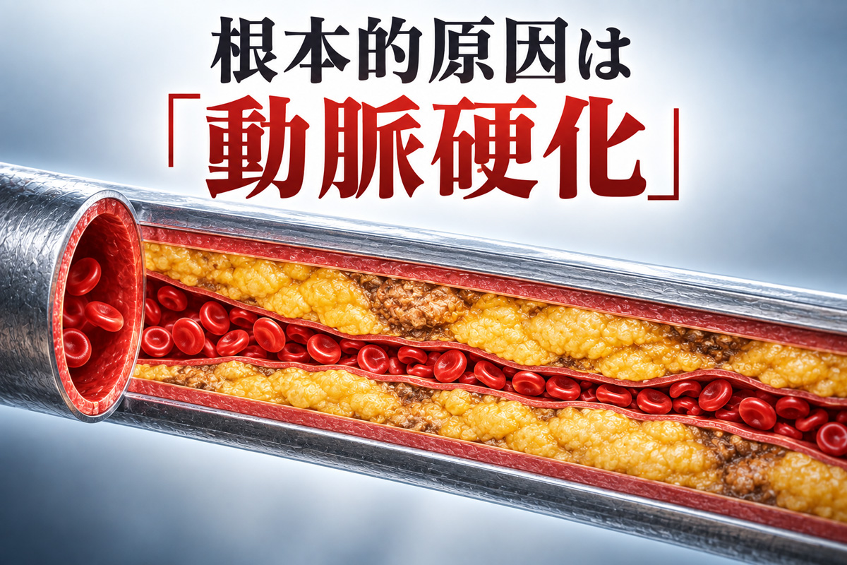 根本的原因は動脈硬化
