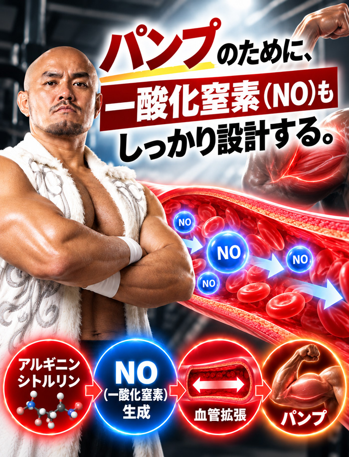 一酸化窒素NOと血管拡張の仕組みを解説