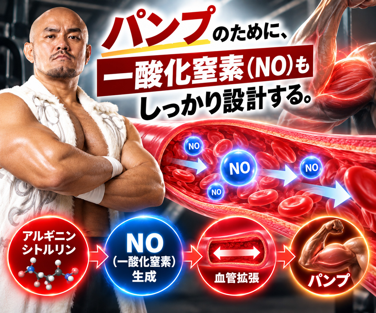 一酸化窒素NOと血管拡張の仕組みを解説