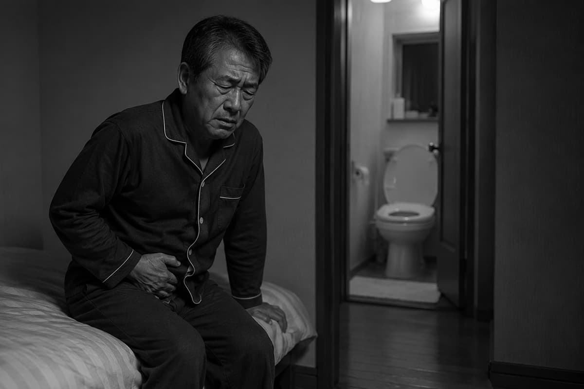 頻尿の男性
