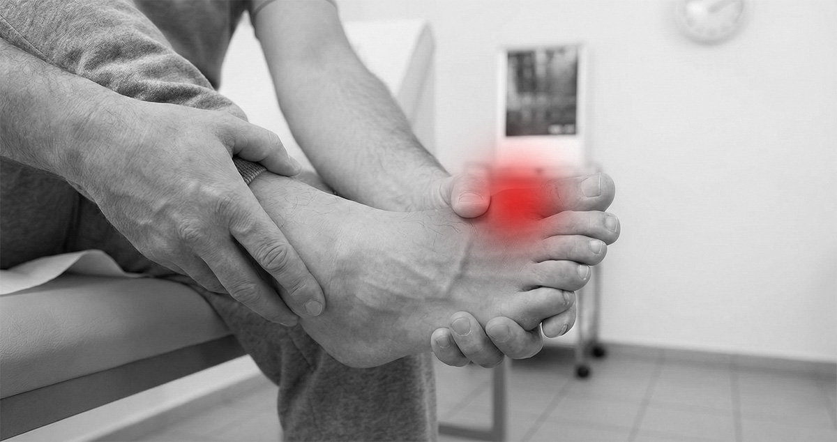 ある日突然襲ってくる、耐えがたい痛風の激痛